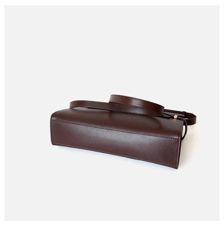 "Lucca" Sac à main femme en cuir véritable porté épaule ou bandoulière