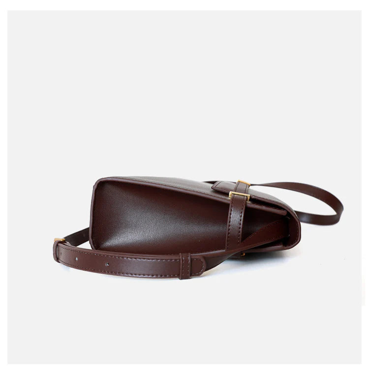 "Lucca" Sac à main femme en cuir véritable porté épaule ou bandoulière