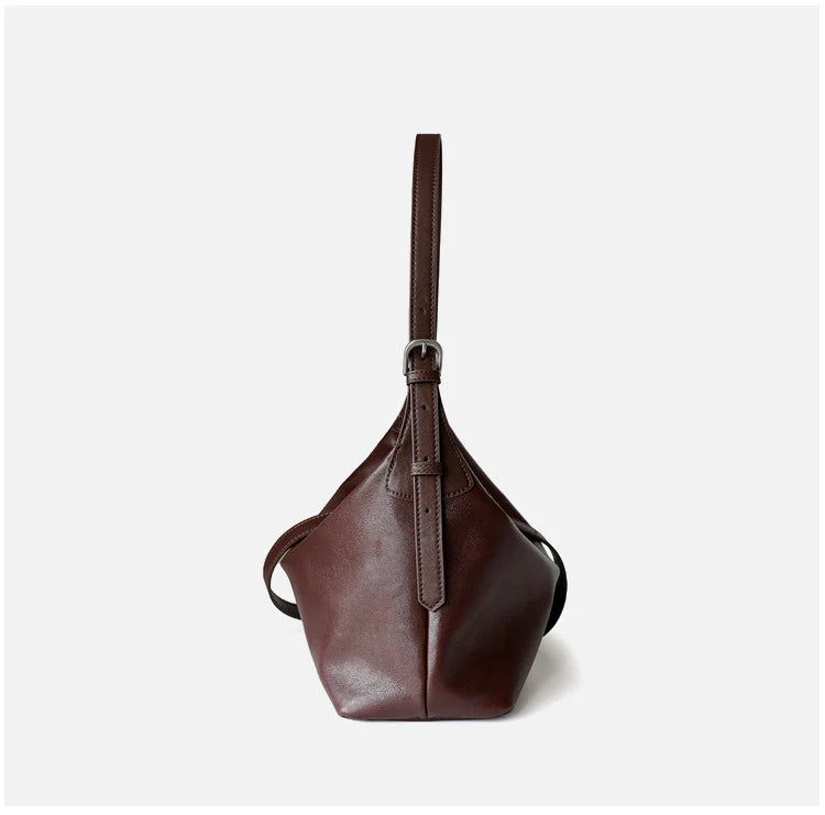 Sac à bandoulière en cuir végétal léger et pratique "Sirmione" *