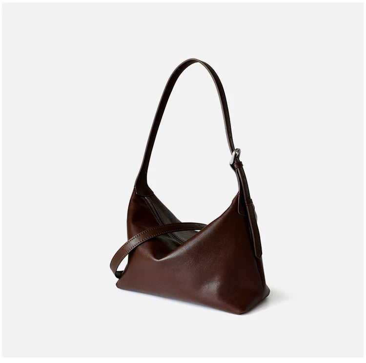 Sac à bandoulière en cuir végétal léger et pratique "Sirmione" *