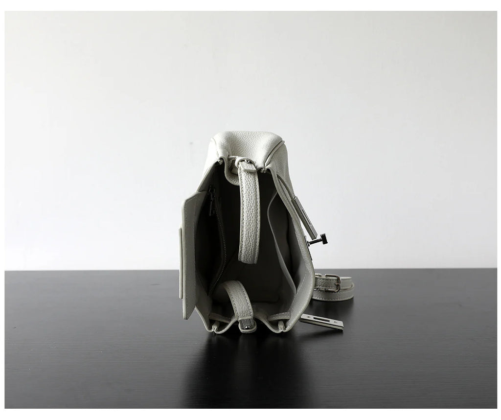 Sac à bandoulière en cuir porté épaule "Maratea"*