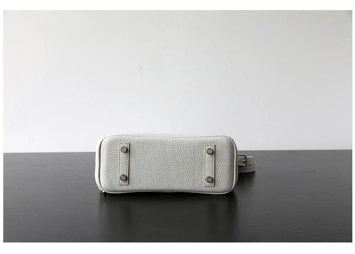 Sac à bandoulière en cuir porté épaule "Maratea"*