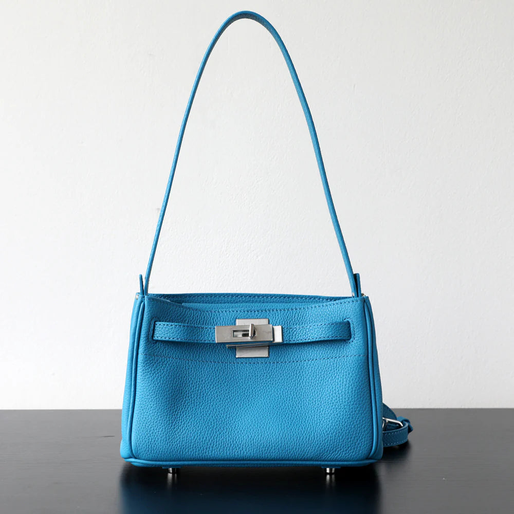 Sac à bandoulière en cuir porté épaule "Maratea"*