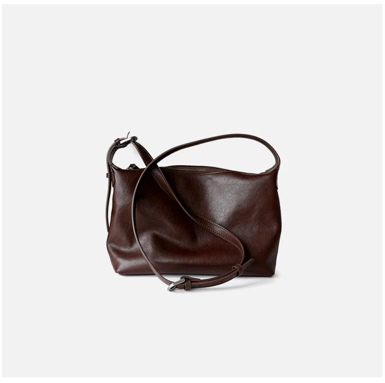 Sac à bandoulière en cuir végétal léger et pratique "Sirmione" *