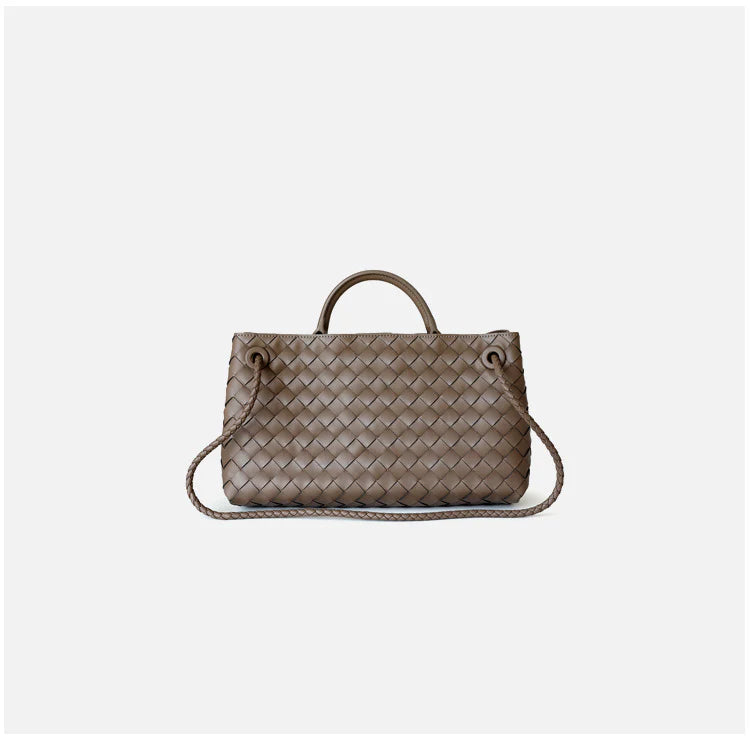 "Salo" Sac à main en cuir tressé avec bandoulière