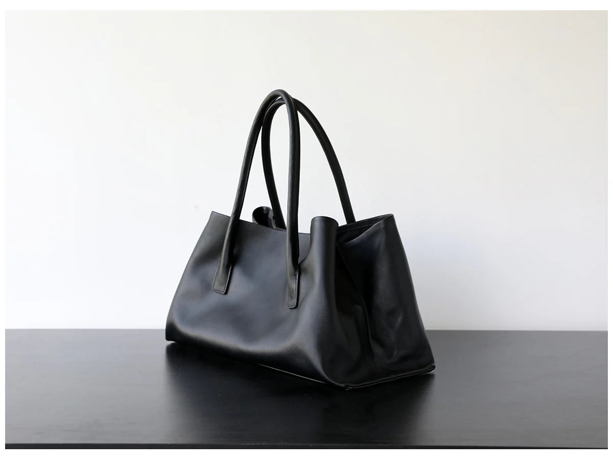 Sac cabas en cuir porté épaule "Ravenna"*