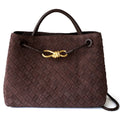 "Sorrente" Sac cabas femme en cuir tressé
