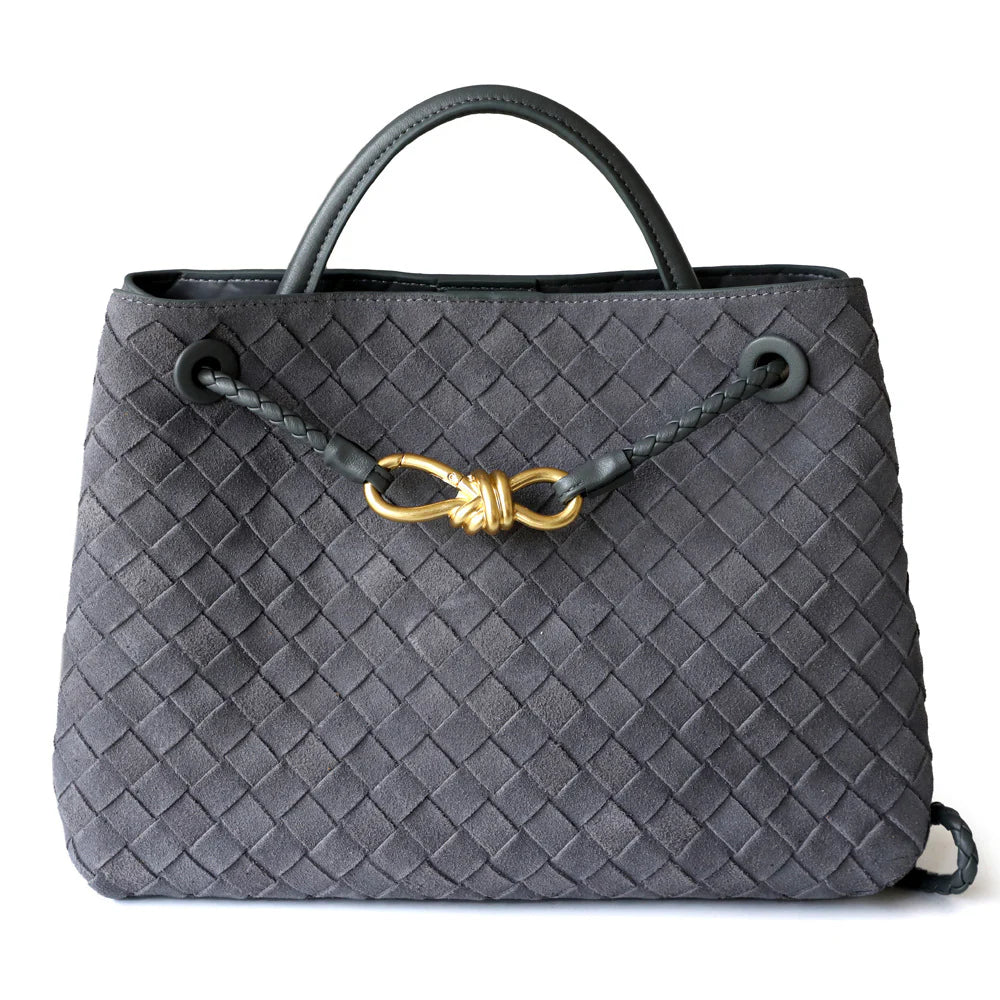 "Sorrente" Sac cabas femme en cuir tressé