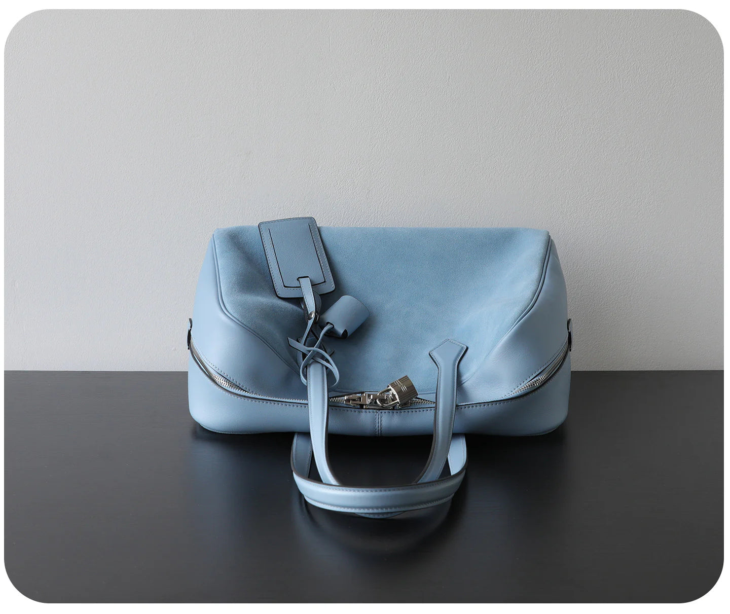 Sac cabas minimaliste et structuré en cuir "Como"*