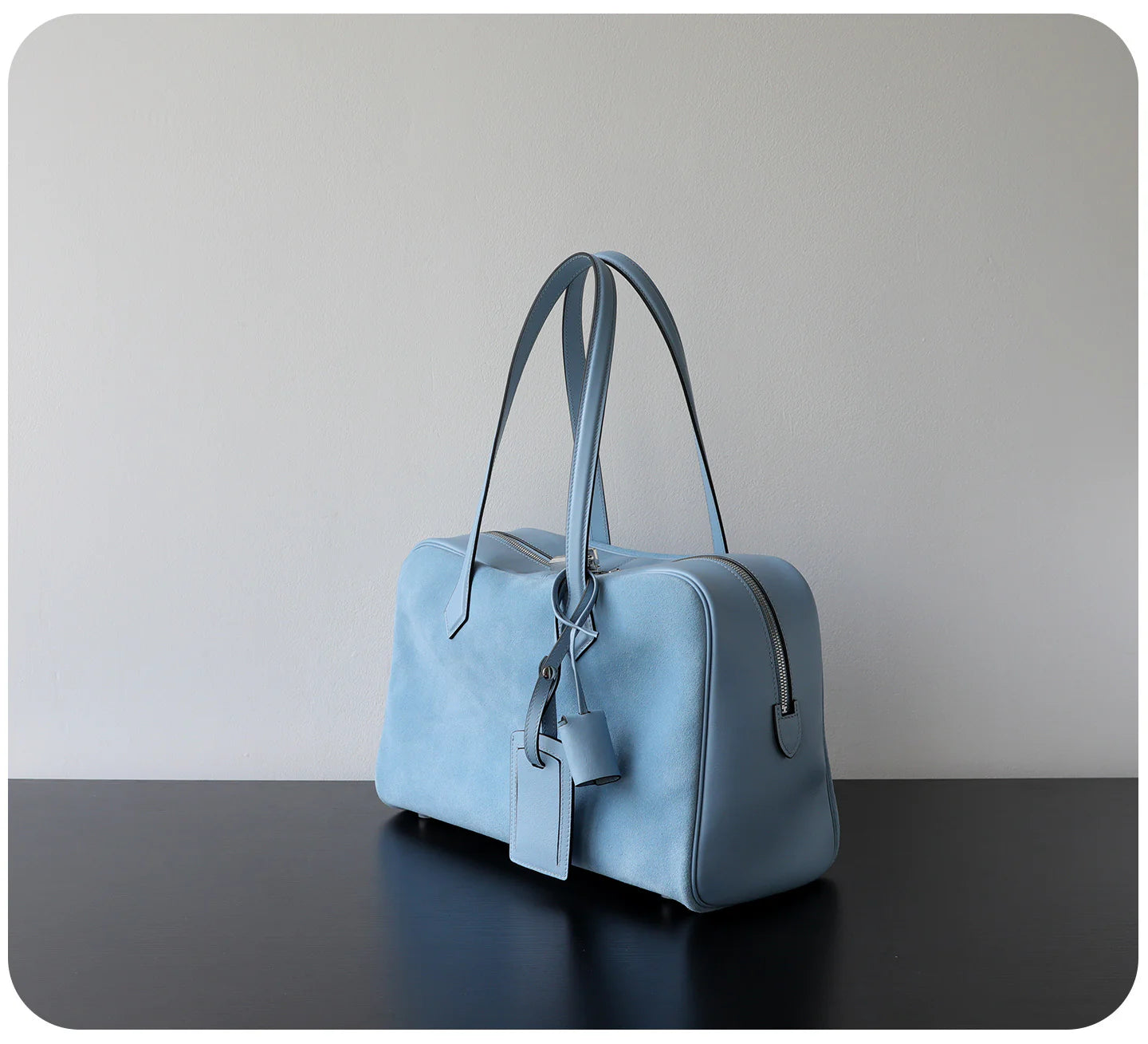 Sac cabas minimaliste et structuré en cuir "Como"*