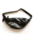 "Caltanissetta" Sac croissant en cuir de vachette unisex minimaliste