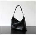 "Novara" Sac hobo femme en cuir tressé, porté épaule