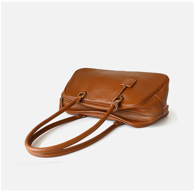 Sac rectangulaire en cuir classique et structuré  "Perugia" *