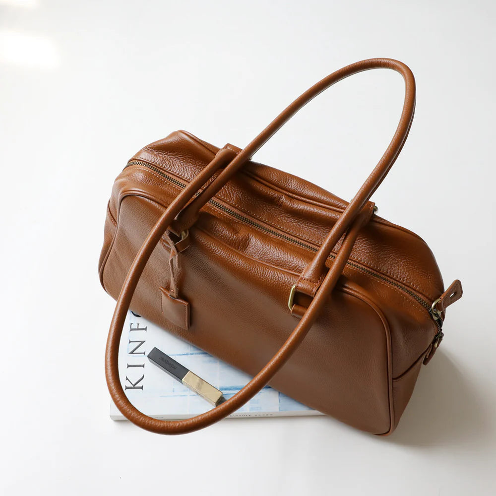 Sac rectangulaire en cuir classique et structuré  "Perugia" *