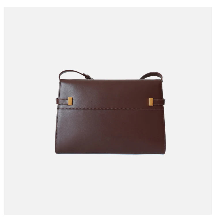 "Lucca" Sac à main femme en cuir véritable porté épaule ou bandoulière
