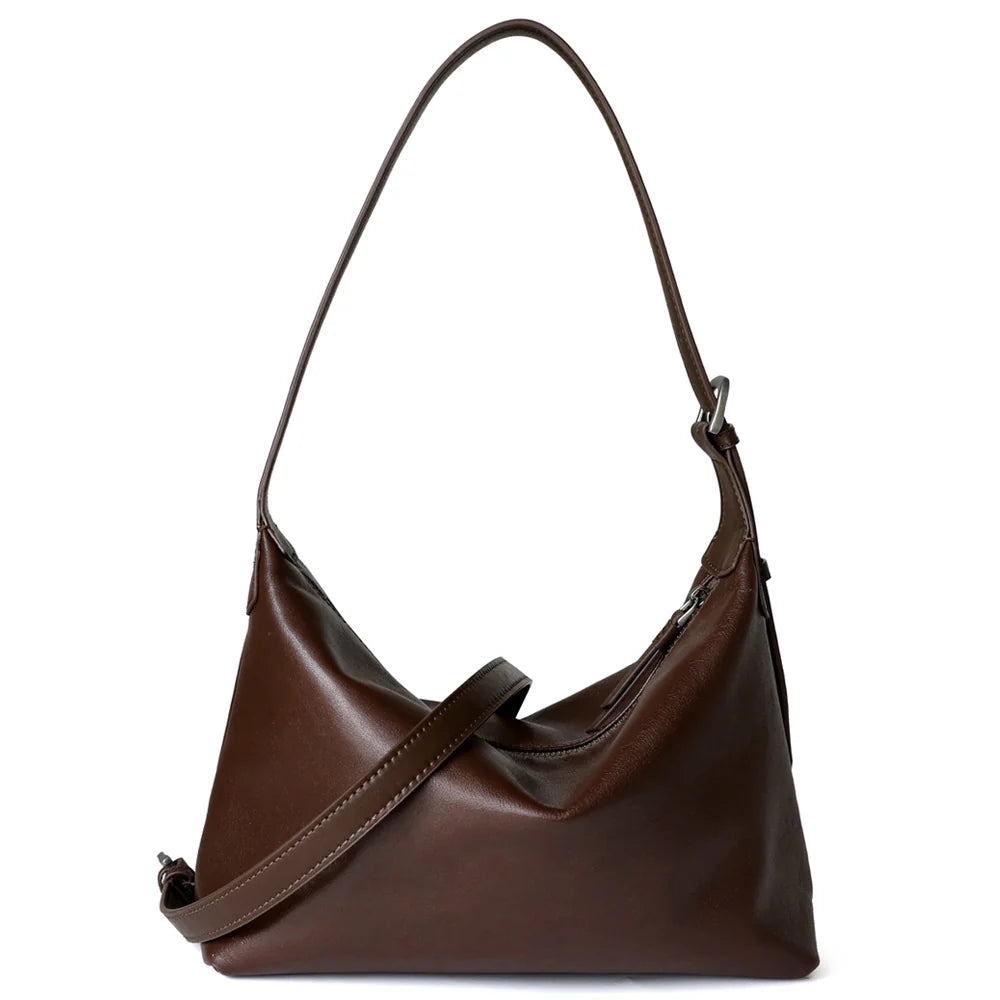 Sac à bandoulière en cuir végétal léger et pratique "Sirmione" *