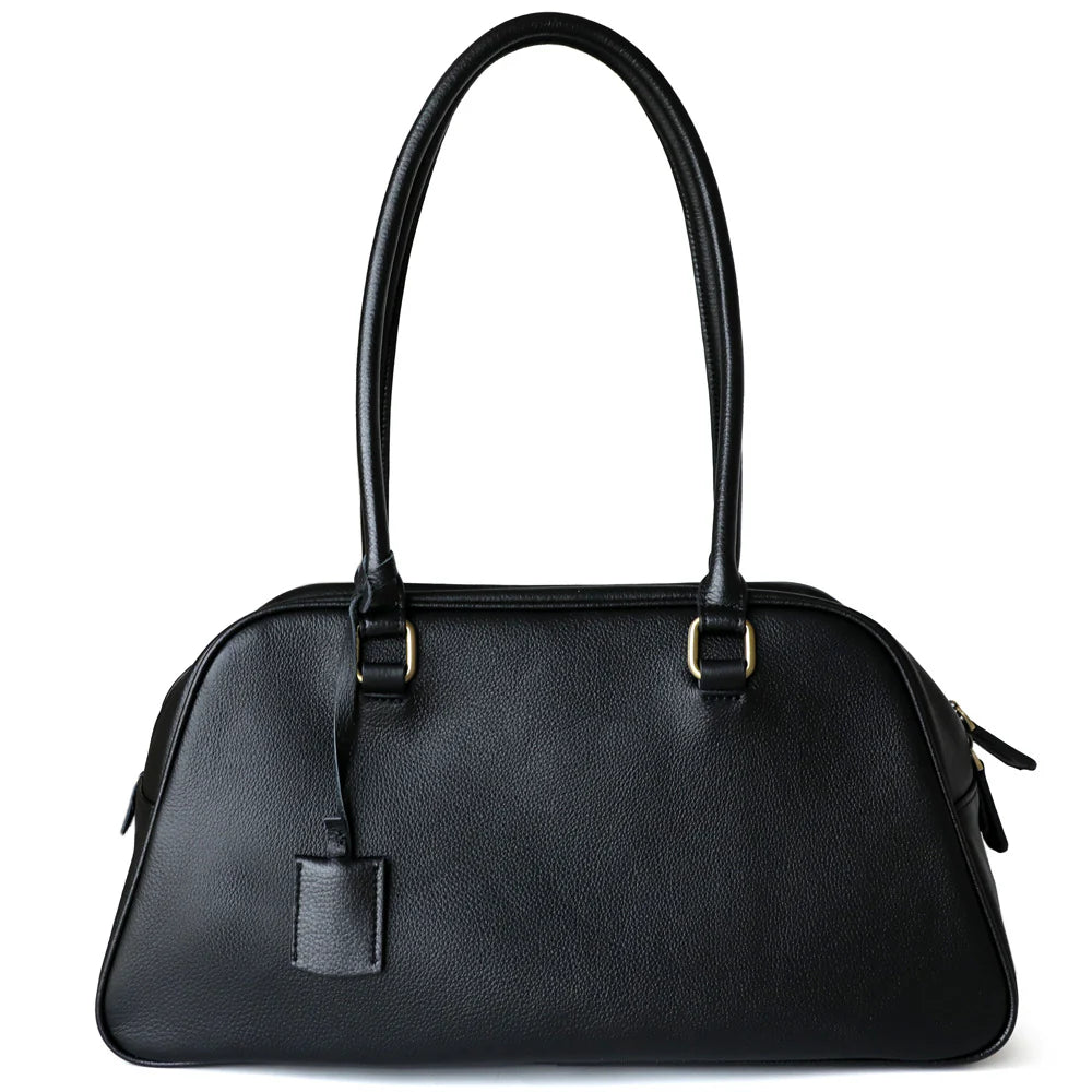 Sac rectangulaire en cuir classique et structuré  "Perugia" *