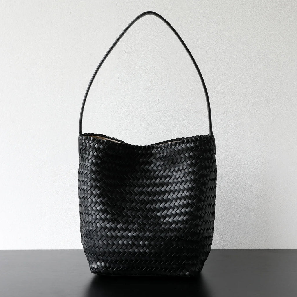"Ravello" Sac seau en cuir de vachette porté épaule avec fermeture magnétique
