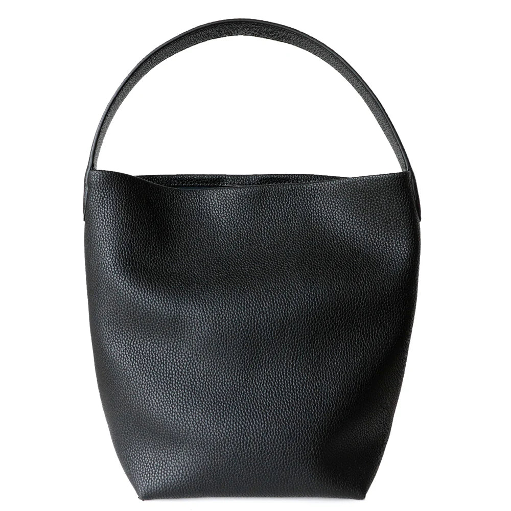 "Castelsardo" Sac seau décontracté en cuir véritable avec fermeture à cordon léger