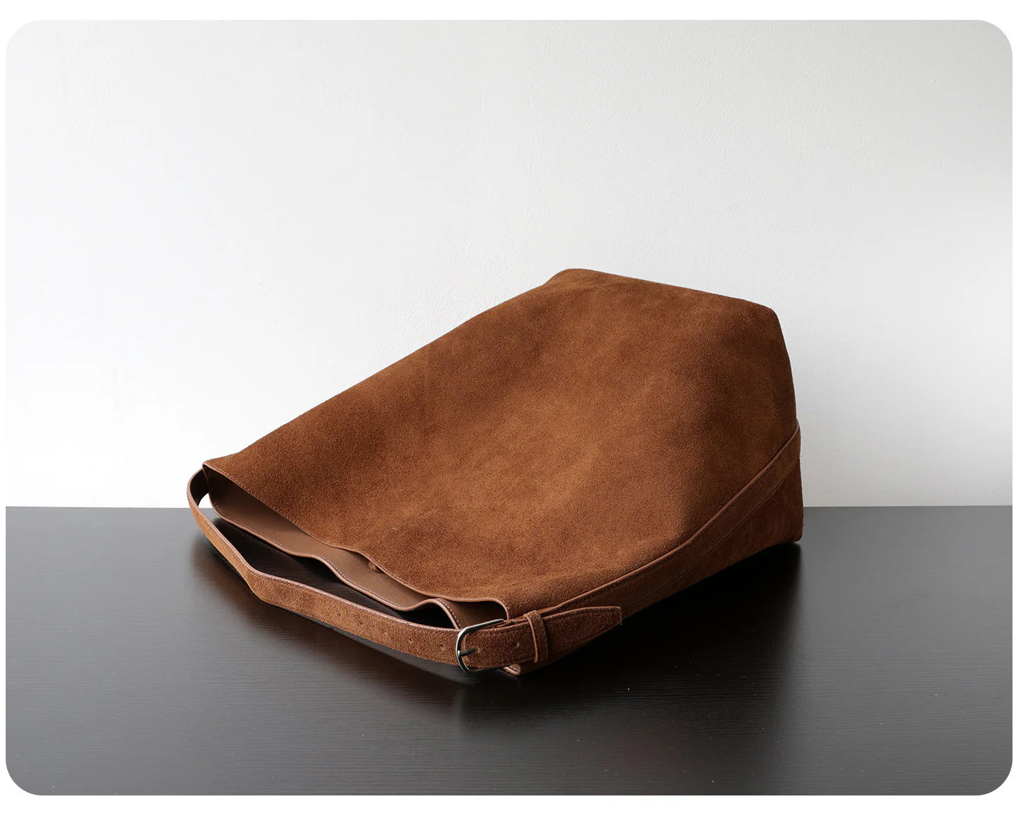 "Siena" Sac seau décontracté en daim pour femme