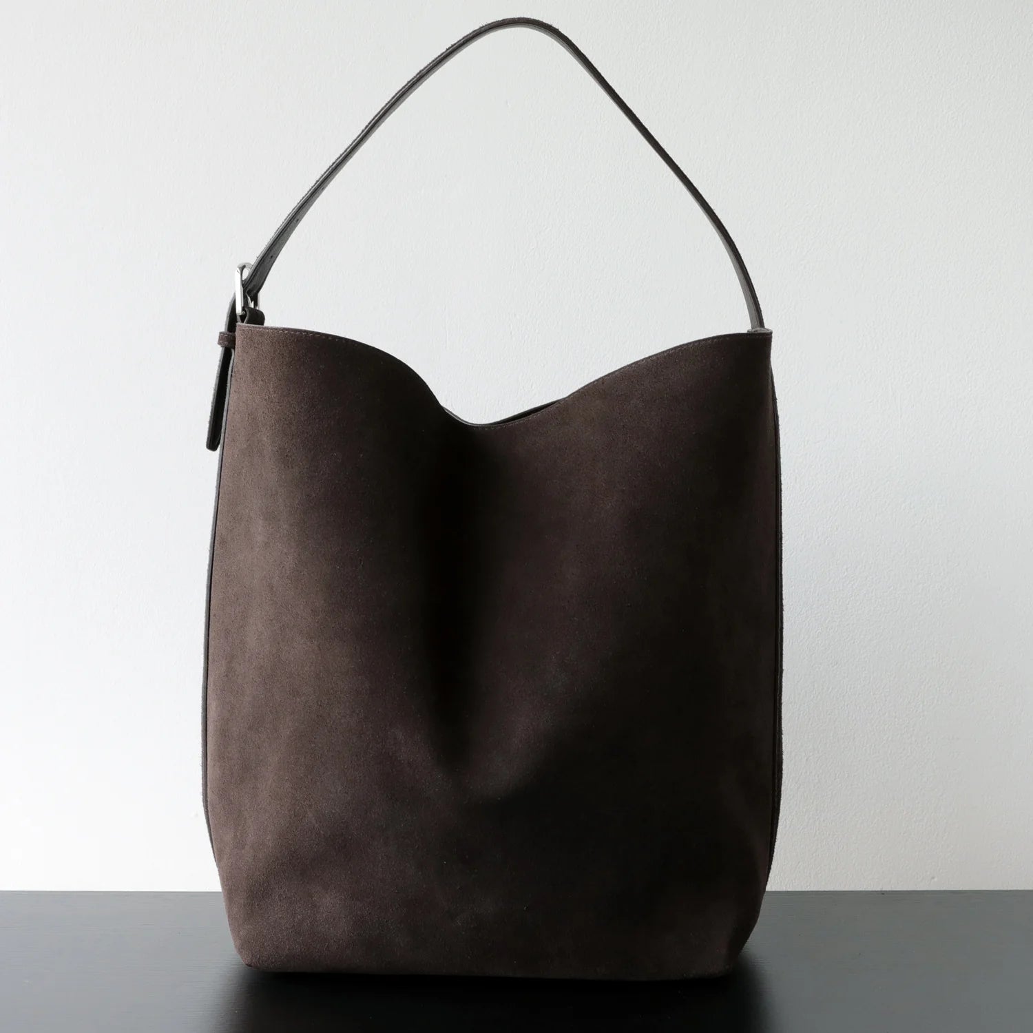 "Siena" Sac seau décontracté en daim pour femme
