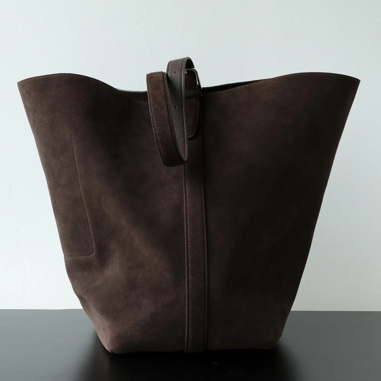 "Siena" Sac seau décontracté en daim pour femme