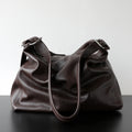 Sac fourre-tout à bandoulière vintage en cuir véritable porté épaule "Bosa" *