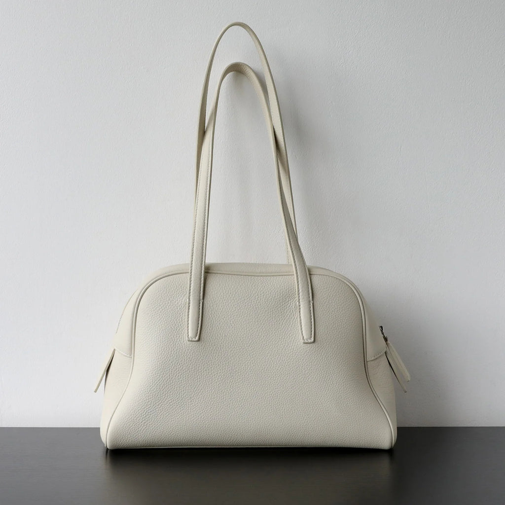 Sac bowling en cuir simple porté épaule "Riomaggiore" *