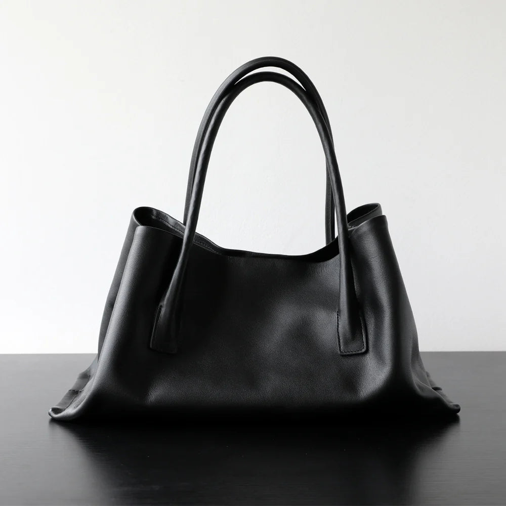 Sac cabas en cuir porté épaule "Ravenna"*