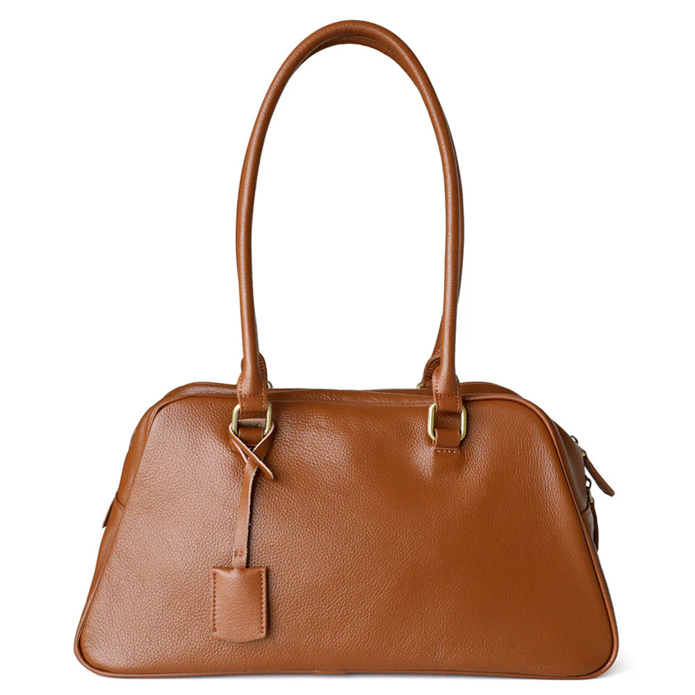 Sac rectangulaire en cuir classique et structuré  "Perugia" *