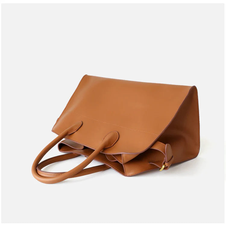 “Sapienza”  Grand sac fourre-tout en cuir souple