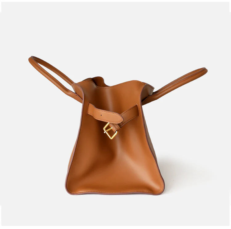 “Sapienza”  Grand sac fourre-tout en cuir souple